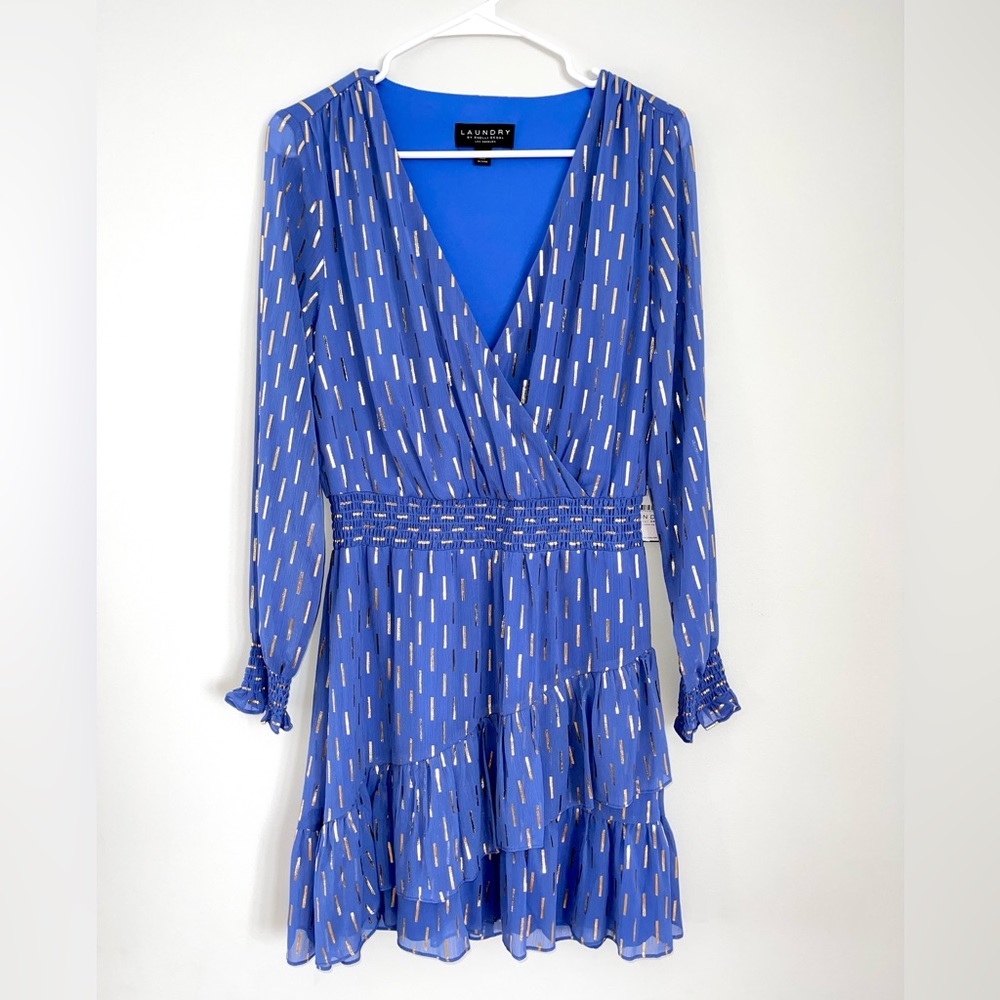 Laundy By Shelli Segal Long Sleeve Dress